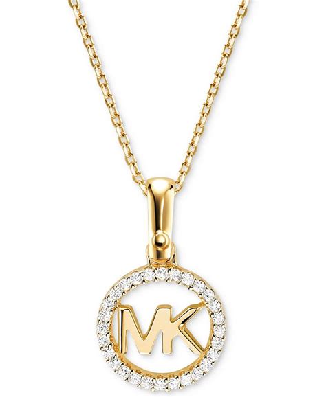 are michael kors necklace fake|michael kors sterling silver necklace.